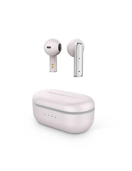 Energy Sistem Auriculares Con Micro Style 4 Cream Bluetooth 5.0 -Hasta 25h -Mic. Integrado -Usb-C -Estuche De Carga