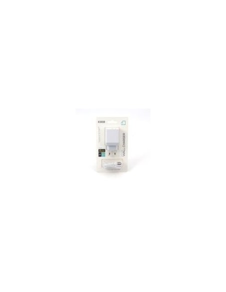 Platinet cargador pared 2xusb 3,4a 17w cat. vi eu blanco