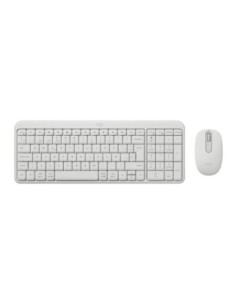 Logitech teclado y raton inalambrico mk250 blanco