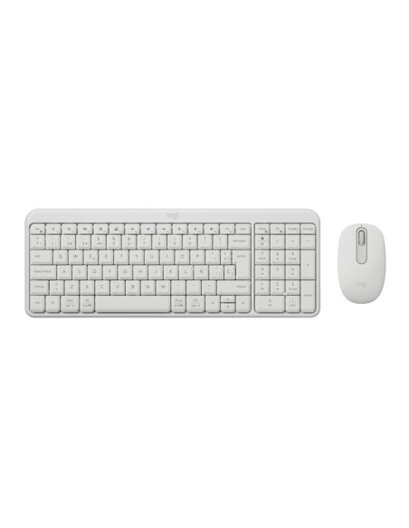 Logitech teclado y raton inalambrico mk250 blanco