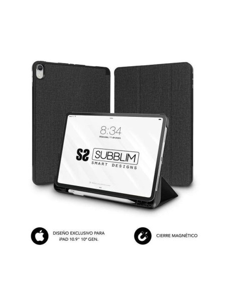Subblim funda shock case para ipad 10ª generacion 10.9/ negra