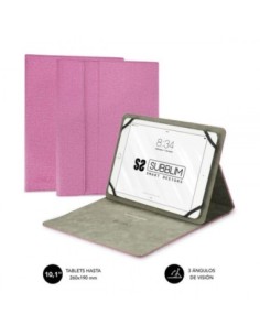 Subblim funda tablet clever stand universal 10.1 rosa