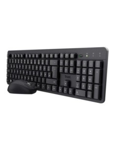 Trust teclado y raton tkm-360 silencioso wireless