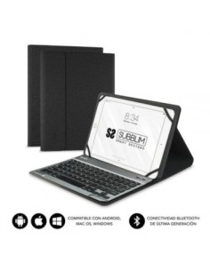 Subblim funda con teclado keytab pro bluetooth 10,1  10,8 black