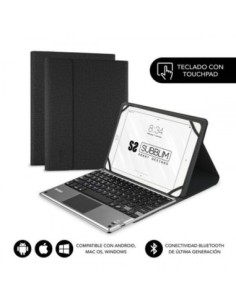 Subblim funda con teclado kt2-btp001 keytab pro bluetooth touchpad 10,1 negro