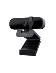 Trust webcam con micro tanor negro
