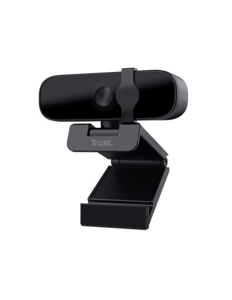 Trust webcam con micro tanor negro