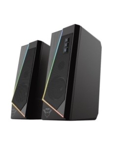 Trust altavoces gxt 609 zoxa 2.0 rgb 6w max 6 modos iluminacion autoalimentado usb led color negro