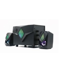 Ewent altavoz gaming 2.1 con bluetooth, radio fm, lector multimedia usb/aux/sd