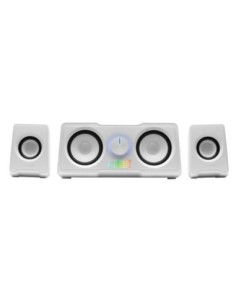 Mars gaming altavoces ms22 rgb flow 2.2 blanco jack / alimentacion usb