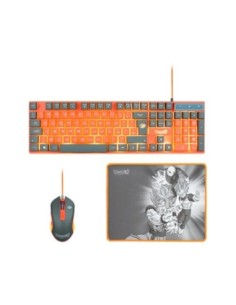 Fr-tec pack gaming pc dragon ball super teclado + raton + alfombrilla