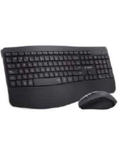 Subblim teclado y raton inalambricos combo dual office prowave negro