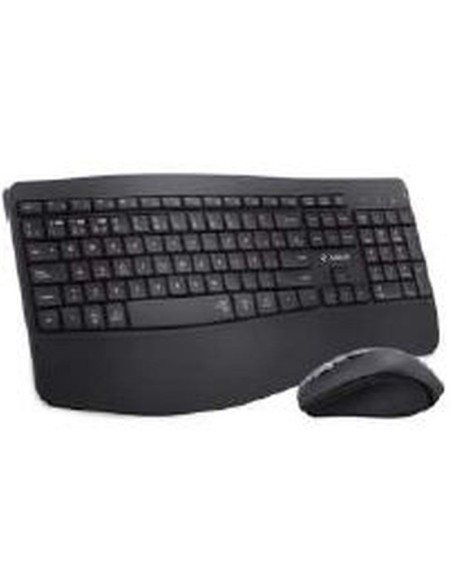Subblim teclado y raton inalambricos combo dual office prowave negro