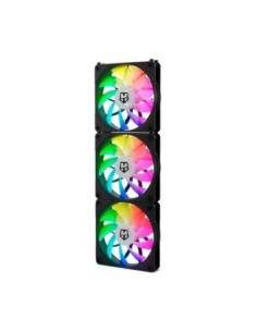 Nox ventilador hummer easy link black pack de 3 ventiladores