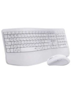 Subblim teclado y raton inalambricos combo dual office prowave blanco