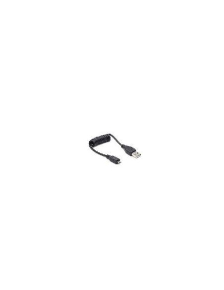 Gembird Cable Espiral Usb A Micro-Usb 0.6m