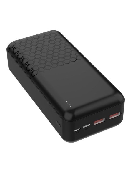 Platinet power bank 30000mah carga rapida negro pmpb30op19