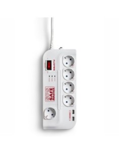 Salicru regleta 5 tomas + 1 master + 2 usb (sps safe master)