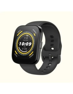 Amazfit smartwatch bip 5- negro suave notificaciones- frecuencia cardiaca- gps