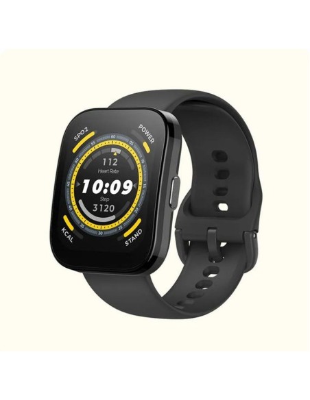 Amazfit smartwatch bip 5- negro suave notificaciones- frecuencia cardiaca- gps