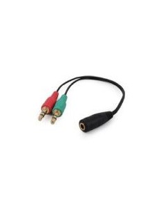 Gembird Cable 3.5mm Divisor De Audio Estereo Y Microfono 0.2m