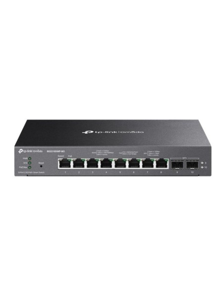 Tp-link switch semigestionable 10 puertos gigabit puertos poe+
