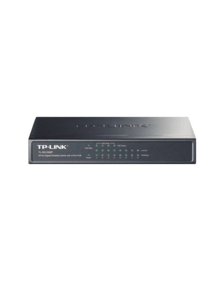 Tp-link switch de 8 puertos 10-100-1000 4 puertos poe