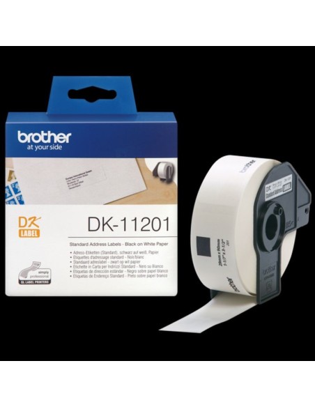 Brother Etiquetas Dk11201 Etiquetas Precortadas De Dirección Estándar