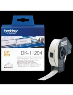 Brother Etiquetas Dk11204 Etiquetas Precortadas Multipropósito