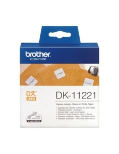 Brother Etiquetas Dk11221 Etiquetas Precortadas Cuadradas
