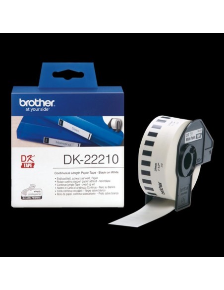 Brother Etiquetas Dk22210 Cinta Continua De Papel Térmico