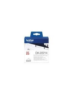 Brother Etiquetas Dk22214 Cinta Continua De Papel Térmico (Blanca)