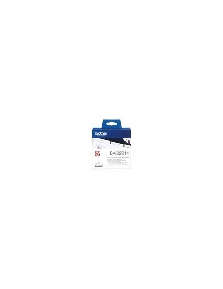 Brother Etiquetas Dk22214 Cinta Continua De Papel Térmico (Blanca)