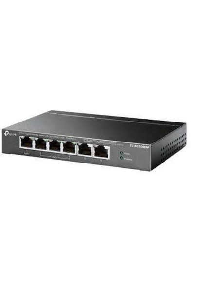 Tp-link switch de 6 puertos gigabit con poe+ de 3 puertos y poe++ de 1 puerto