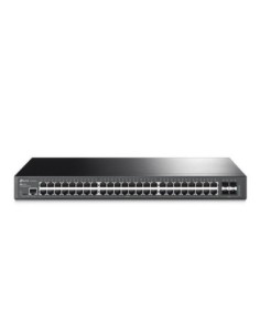 Tp-link switch jetstream gestionable gigabit l2 de 48 puertos con 4 ranuras sfp