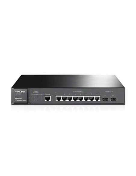 Tp-link switch gestionable con 8 puertos gigabit l2 lite jetstream con 2 slots sfp