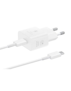 Samsung Cargador De Pared Usb-C Blanco Maximo 25w Gan Con Cable