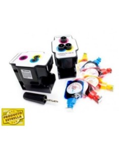 Kit De Recarga Canon 38  - 41  - 511  - 513  - 541  - 541xl (1 Estacion De Recarga + 6 Recargas Cmy + 1 E. Perforador)