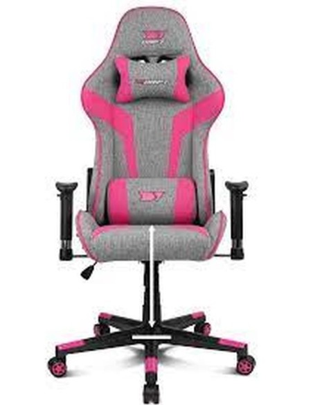 Drift silla gaming dr90 pro gris-rosa