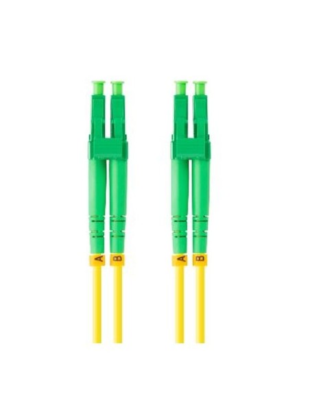 Lanberg Latiguillo Fibra 1m Mono Lc -Apc-Lc -Apc Duplex G657a1 Lszh Amarillo