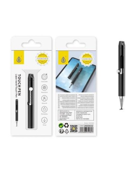 One+ Lapiz Tactil Universal Negro Para Tablet - Smartphones Ng6063