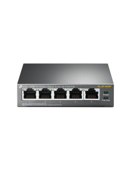Tp-link switch de 5 puertos 10-100 4p poe (58w)