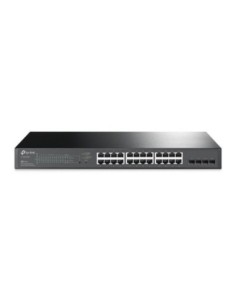 Tp-link switch smart gigabit jetstream de 24 puertos poe+ y 4 ranuras sfp tl-sg2428p