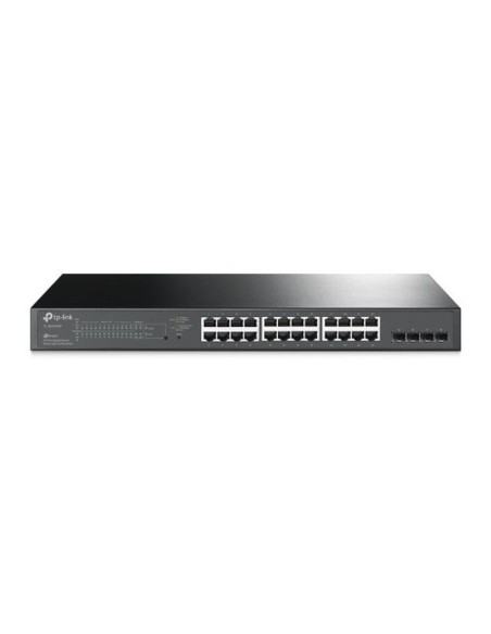 Tp-link switch smart gigabit jetstream de 24 puertos poe+ y 4 ranuras sfp tl-sg2428p
