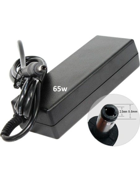 Cargador Para Portátil Acer  - Asus  - Toshiba 65w 19v 3.42a 5.5 Mm X 2.5 Mm  - 3452