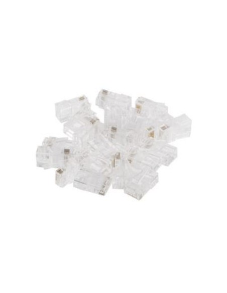 Lanberg conector rj45 cat6 utp paquete 20 ud pass through