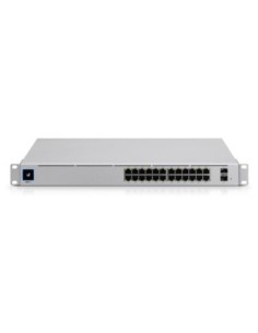 Ubiquiti switch 24 puertos con 24 puertos poe+ y 2 sfp usw-pro-24-poe