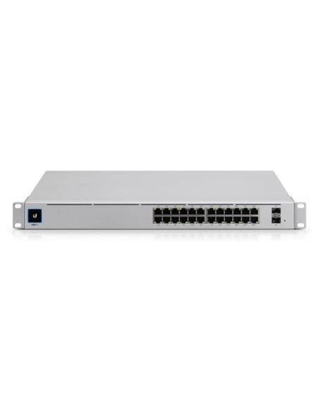 Ubiquiti switch 24 puertos con 24 puertos poe+ y 2 sfp usw-pro-24-poe