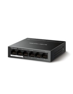 Mercusys switch 6-port 10-100mbps desktop 4-port poe+