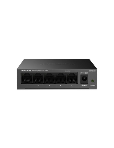 Mercusys switch 5-port 10-100-1000mbps sobremesa ms105gs